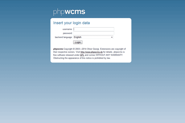 phpwcms屏幕截图1