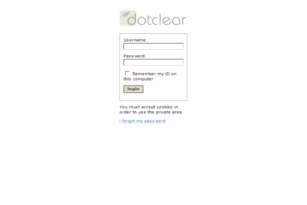 Dotclear截图1