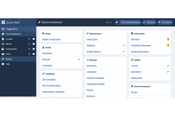 Joomla屏幕截图3