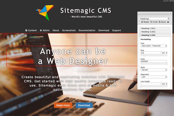 Sitemagic+CMS截图0