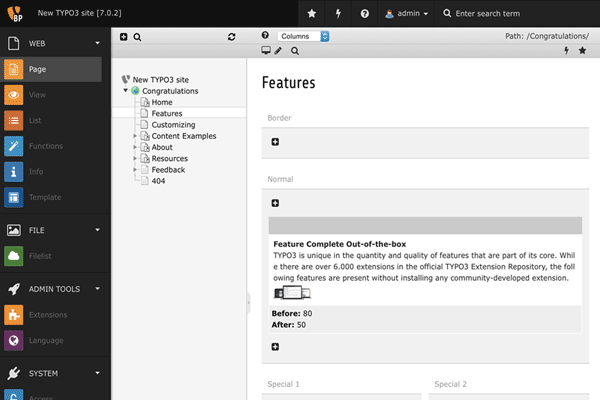 TYPO3+10屏幕截图0