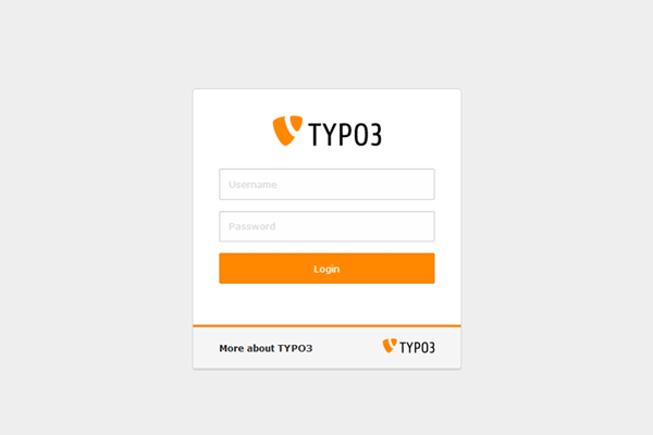 TYPO3屏幕截图0